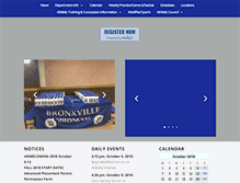 Tablet Screenshot of bronxvilleathletics.com